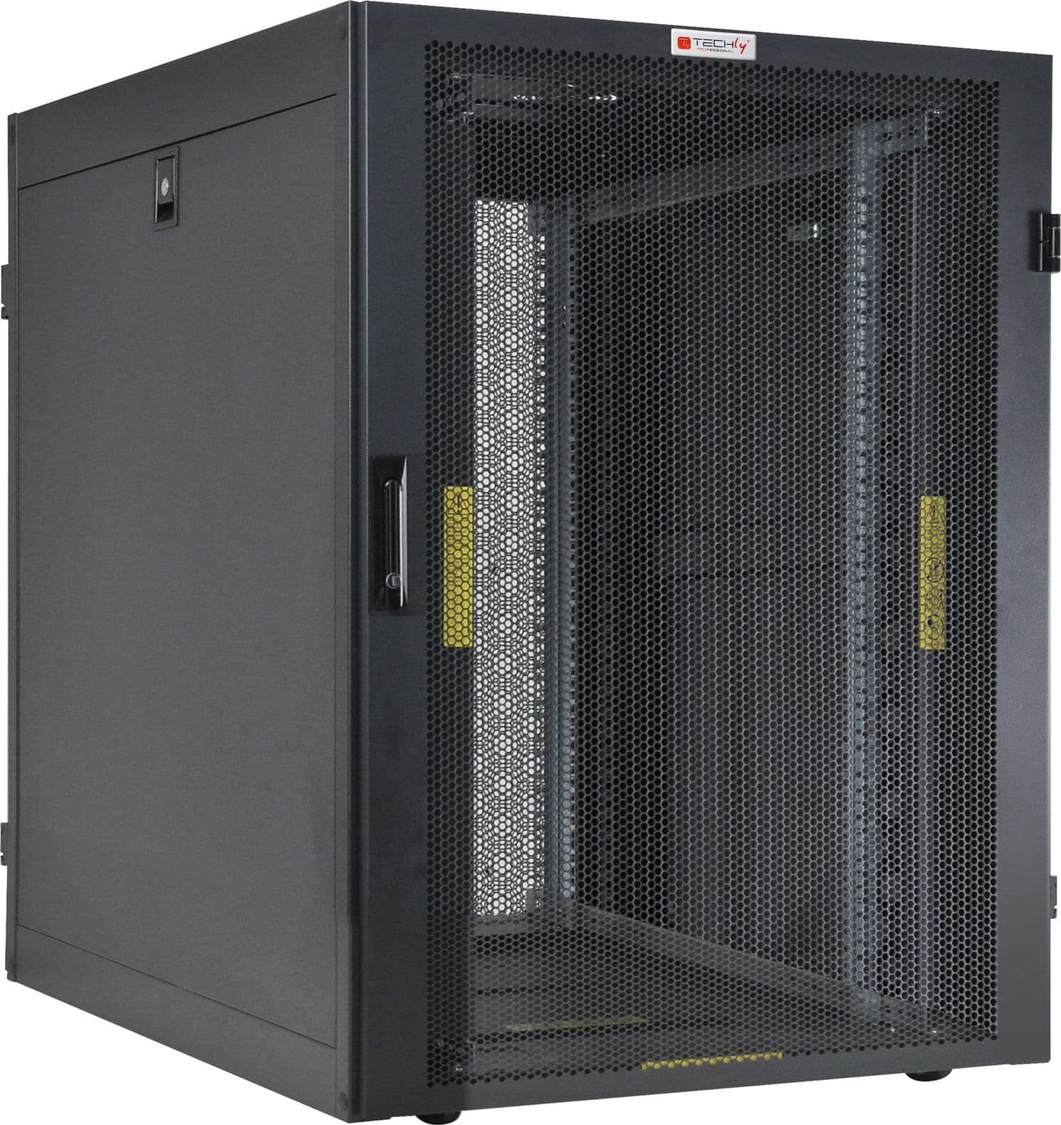 Armadio NetRack 19'' 600x1000 24 Unit&agrave Ventilato Nero da Assemblare - 12