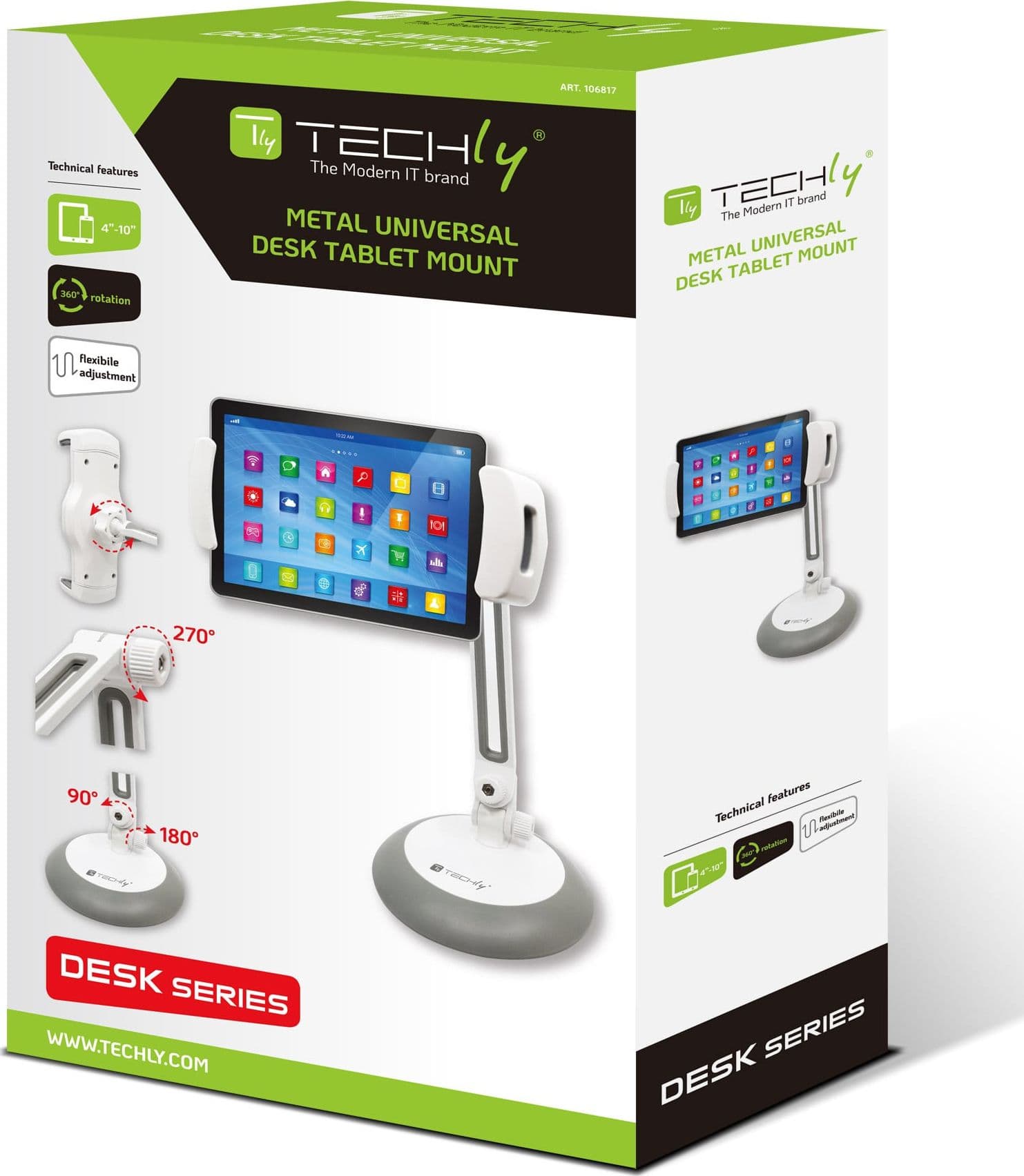 Supporto Universale da Tavolo per Smartphone e Tablet fino a 10'' - 14