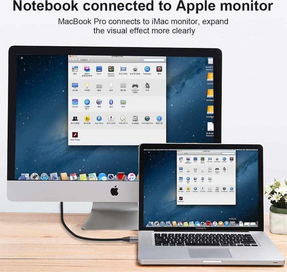 Cavo Monitor Mini DisplayPort V.1.4 (Thunderbolt) M/M 2 m - 9