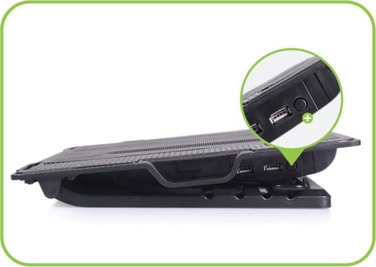 Supporto per notebook fino a 17.3'' con sistema di raffreddamento - 12