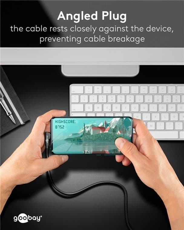 Cavo USB3.2 USB-C&trade M 90&deg a USB tipo A M 2m Nero - 11