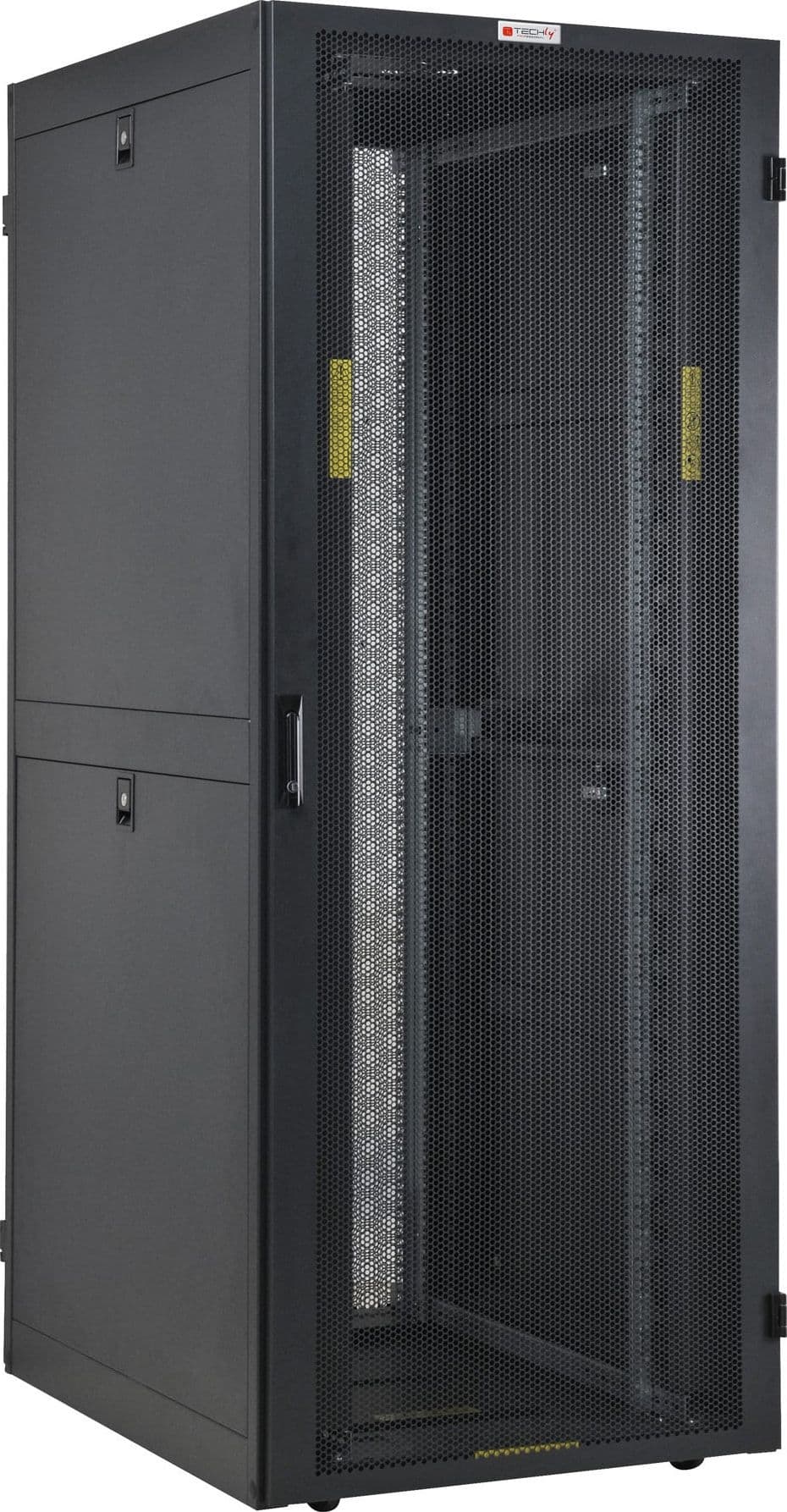 Armadio NetRack 19'' 600x1000 42 Unit&agrave Ventilato Nero da Assemblare - 11