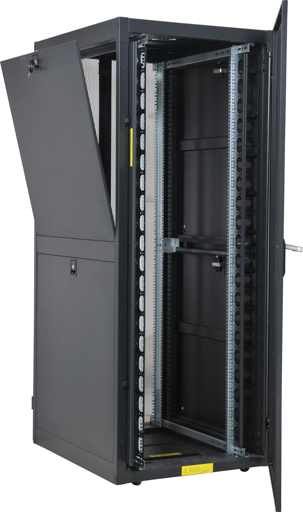 Armadio NetRack 19'' 600x1000 42 Unit&agrave Ventilato Nero da Assemblare - 5