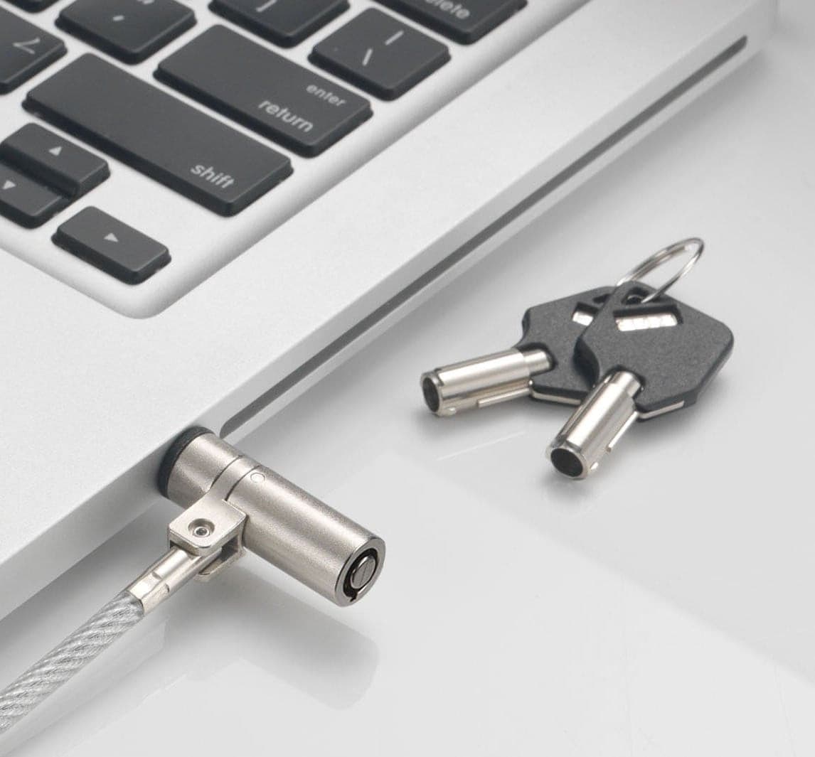 Lucchetto con Sistema di Sicurezza Wedge-Lock per Notebook Cavo 1,8m - 12