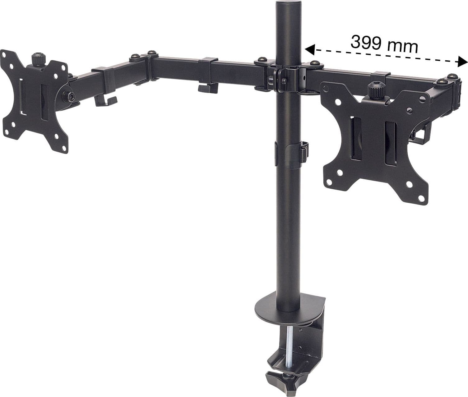 Supporto da Scrivania per 2 Monitor 13-32'' con Morsetto - 16