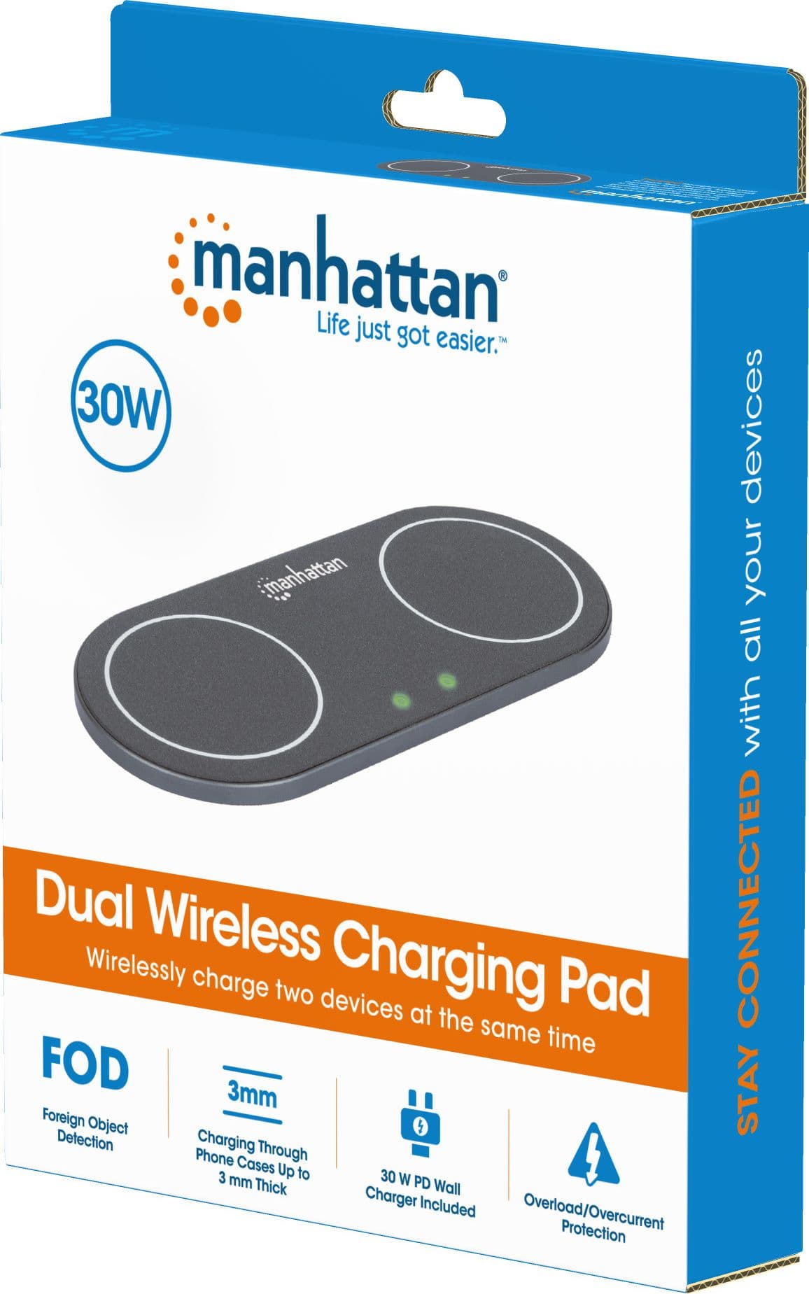 Doppia Stazione di Ricarica Wireless 30W - 9