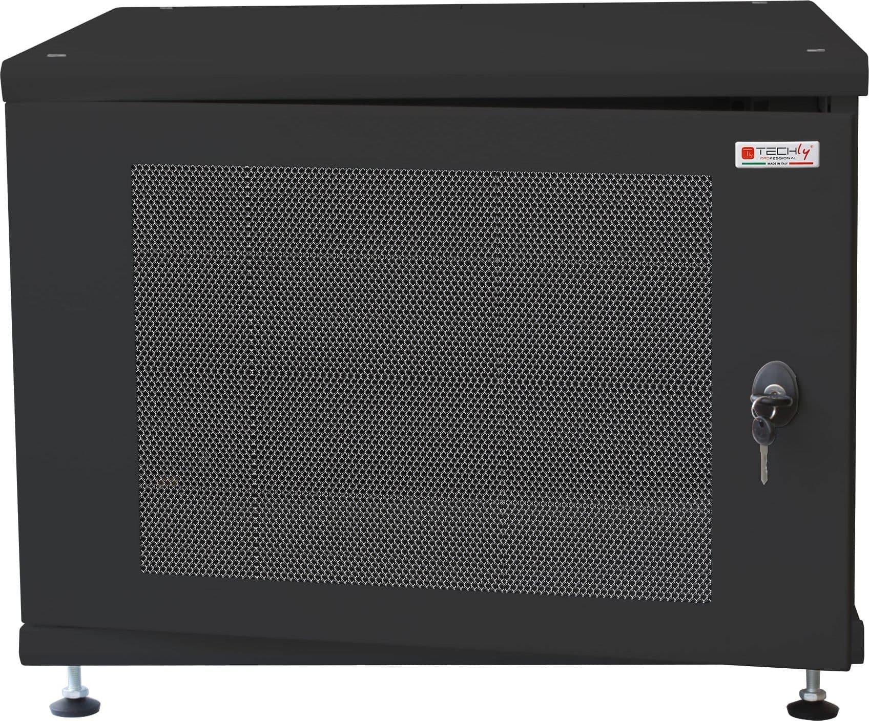 Armadio Rack 19'' ideale per Accumulatori Fotovoltaico 8U P600mm Nero - 13