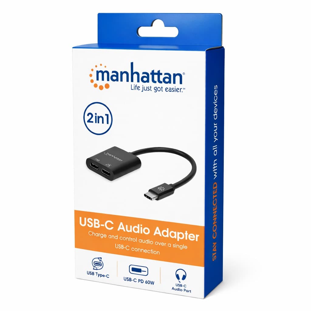 Adattatore Audio USB-C&trade Maschio 2x USB-C&trade Femmina - 16