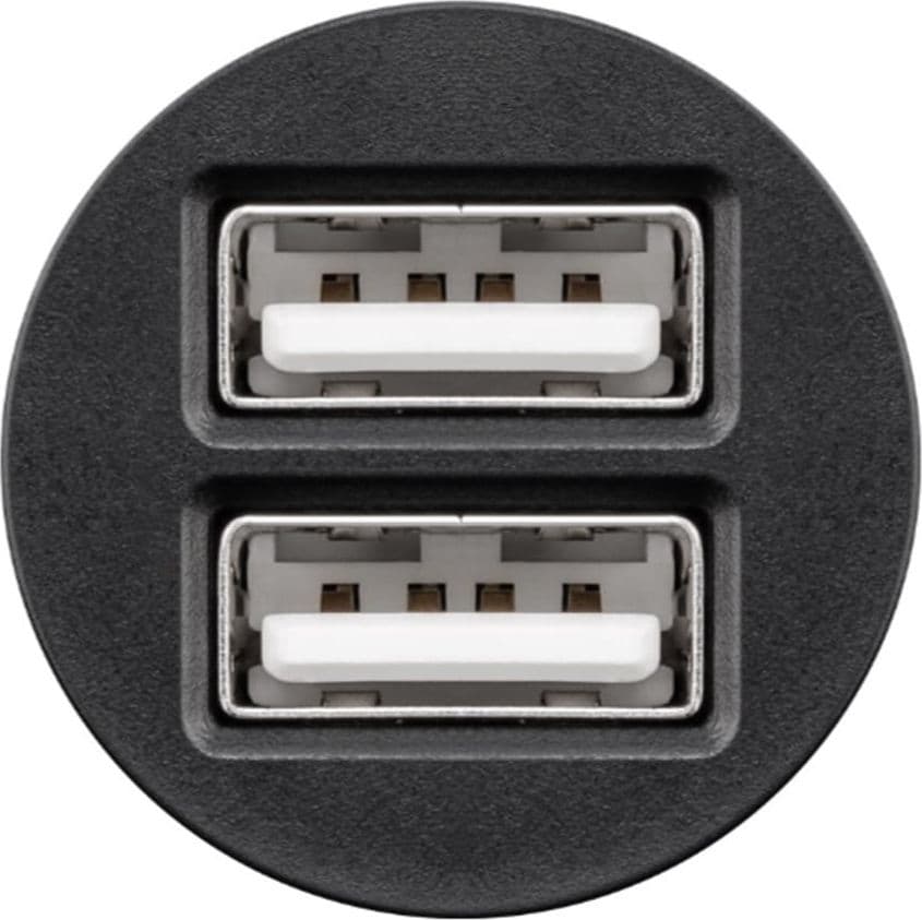 Caricatore Compatto da Auto 2 porte USB max.12W/2.4A Nero in Caricabatterie da auto Scontolo.net - Potenza, commercioVirtuoso.it