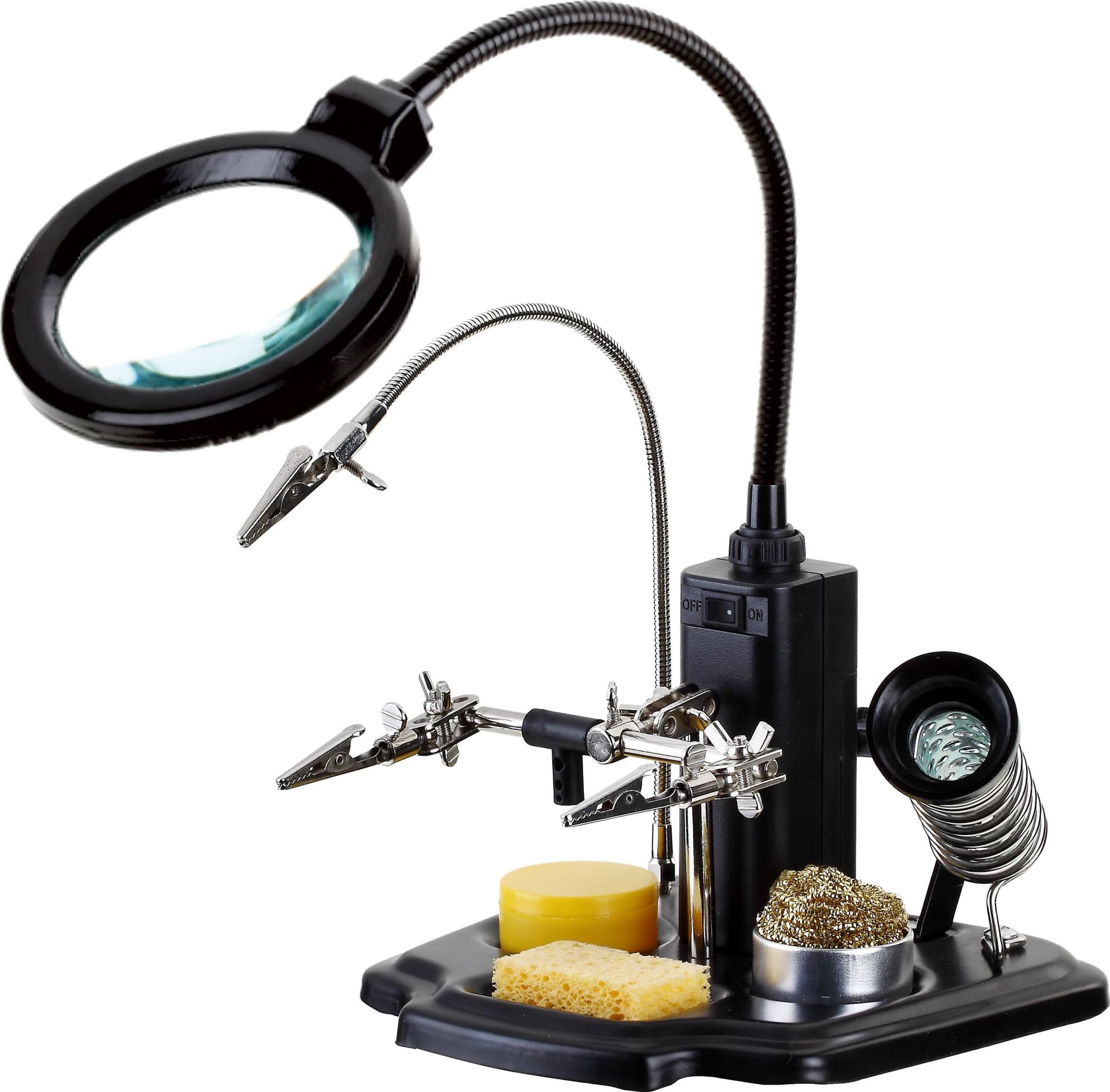 Kit per Saldatura con Lampada LED e lente ingrandimento - 8