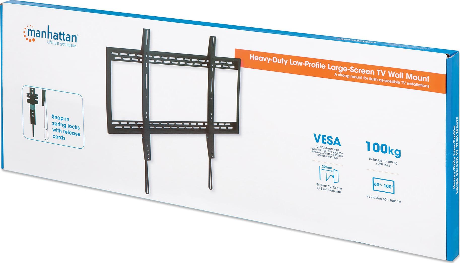 Staffa a Muro Slim Fissa TV LED LCD 60-100'' - 5