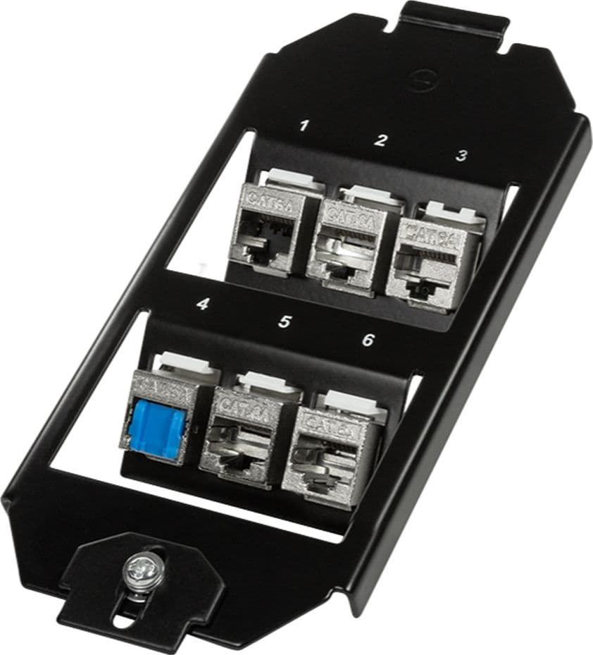 Modulo 6 Keystone per Scatola Derivazione 165 mm - 9