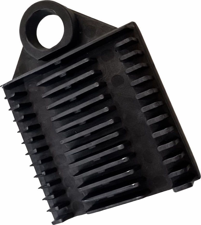 Supporto a Pettine per 12 Giunti in Fibra Ottica Nero - 10