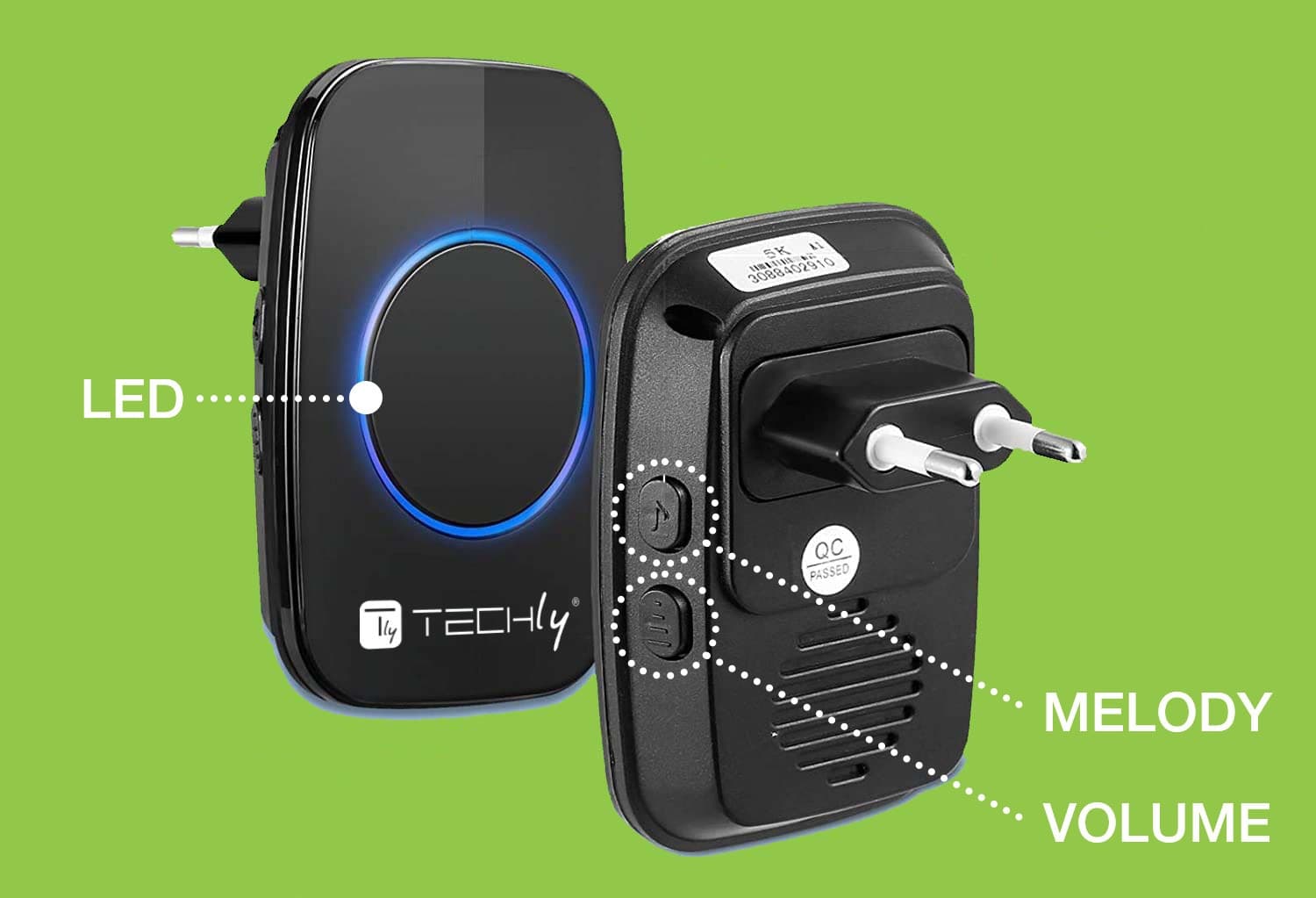Kit Campanello Wireless fino a 300m - 5