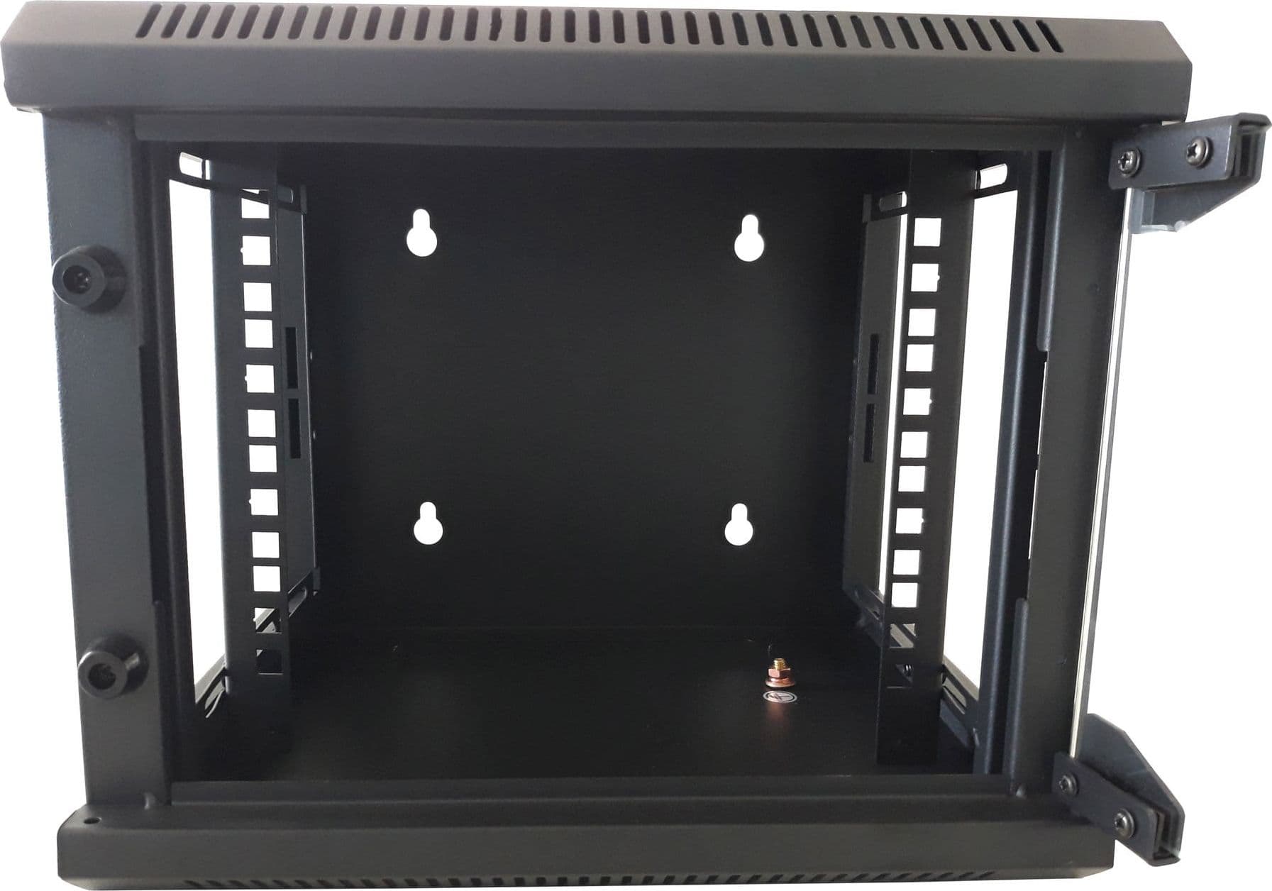 Armadio Rack 10'' a Muro 9 Unit&agrave Pannelli Asportabili Nero - 14