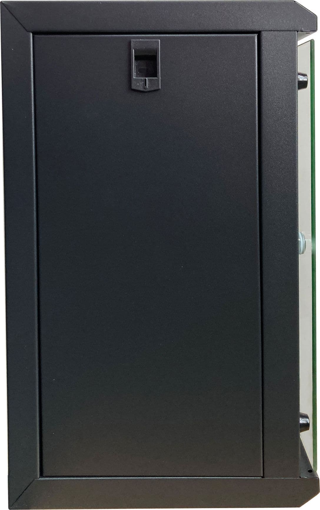 Armadio Rack 10'' a Muro 9 Unit&agrave Pannelli Asportabili Nero - 7
