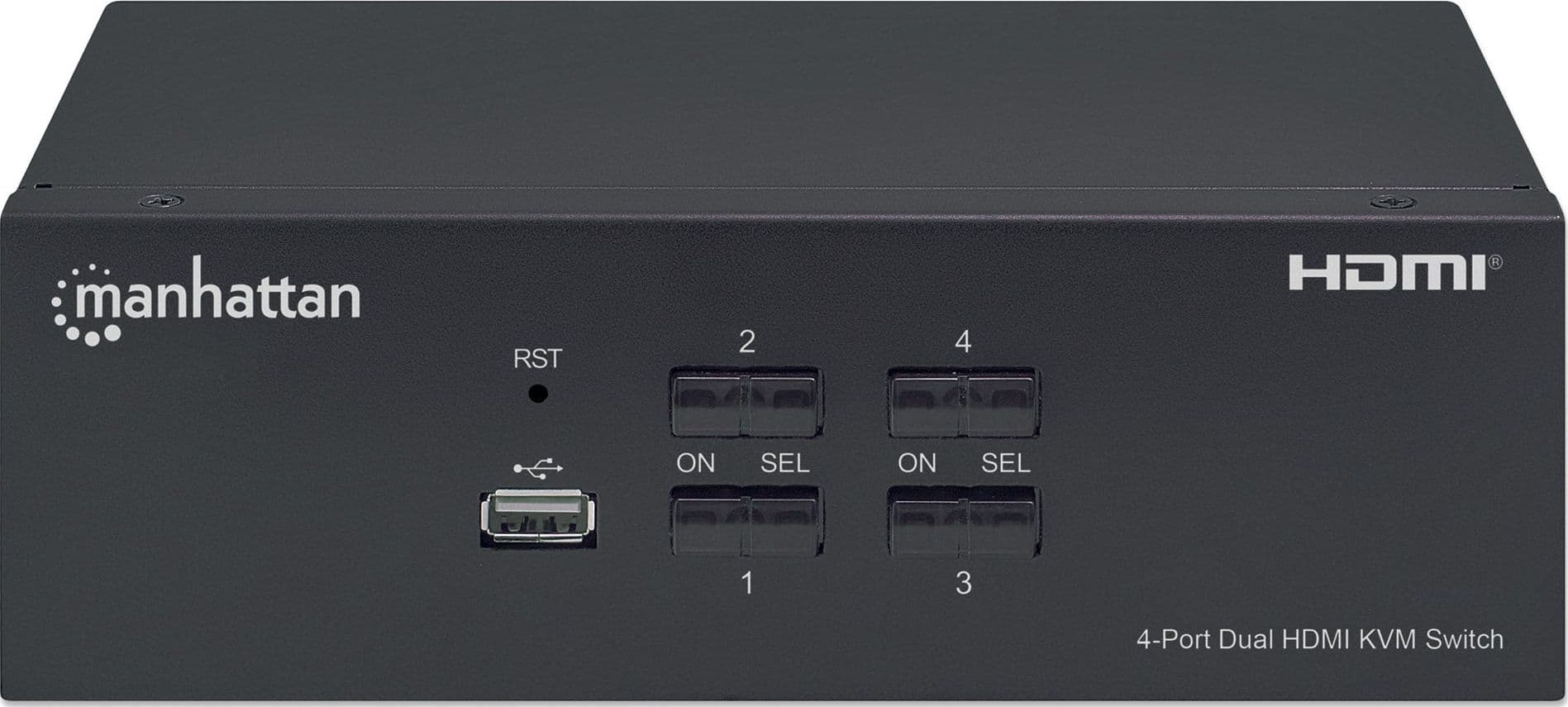 Switch KVM HDMI 4 porte Doppio monitor - 13