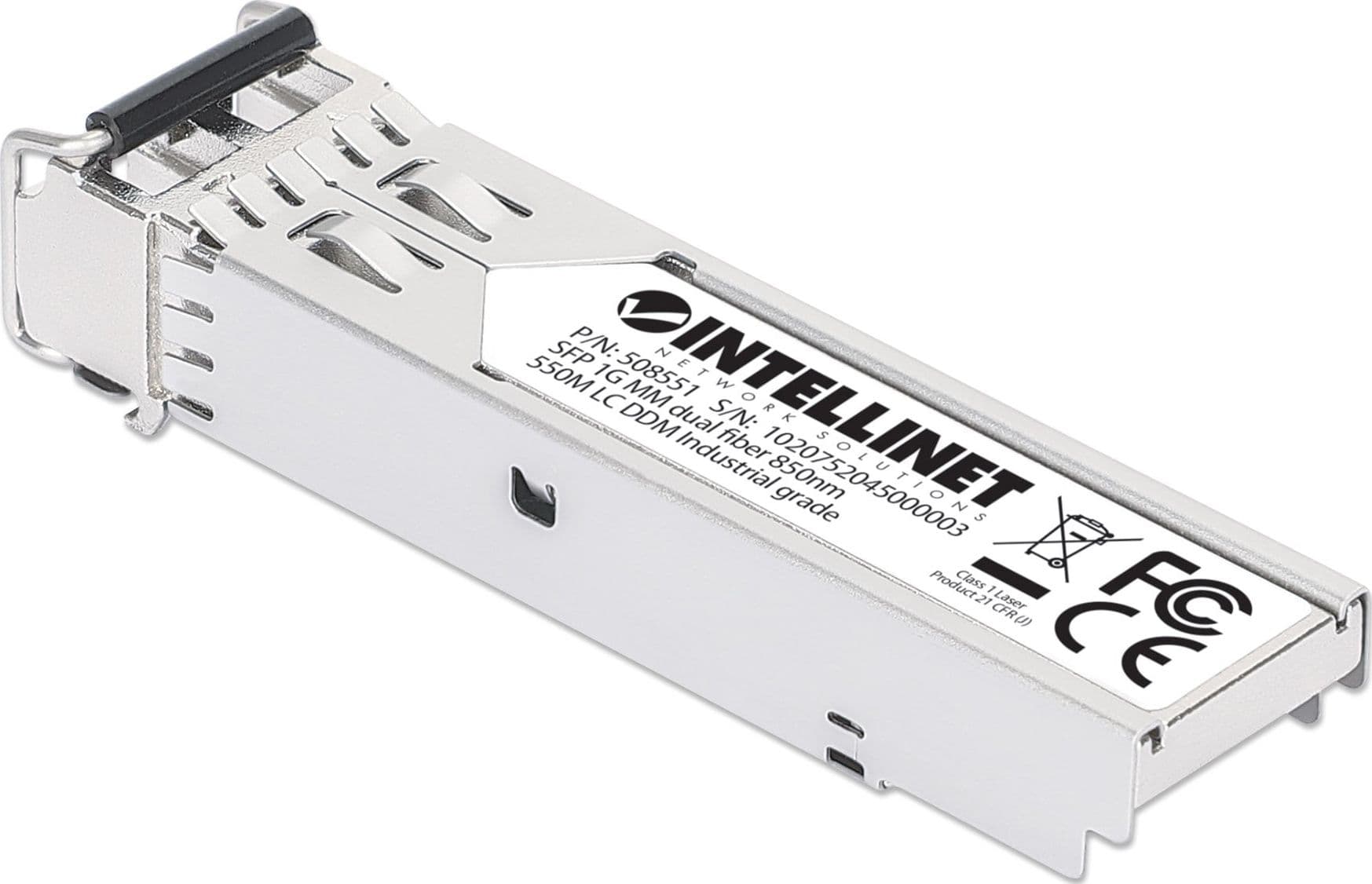 Transceiver Industriale Gigabit Fibra Ottica LC Duplex SFP - 10