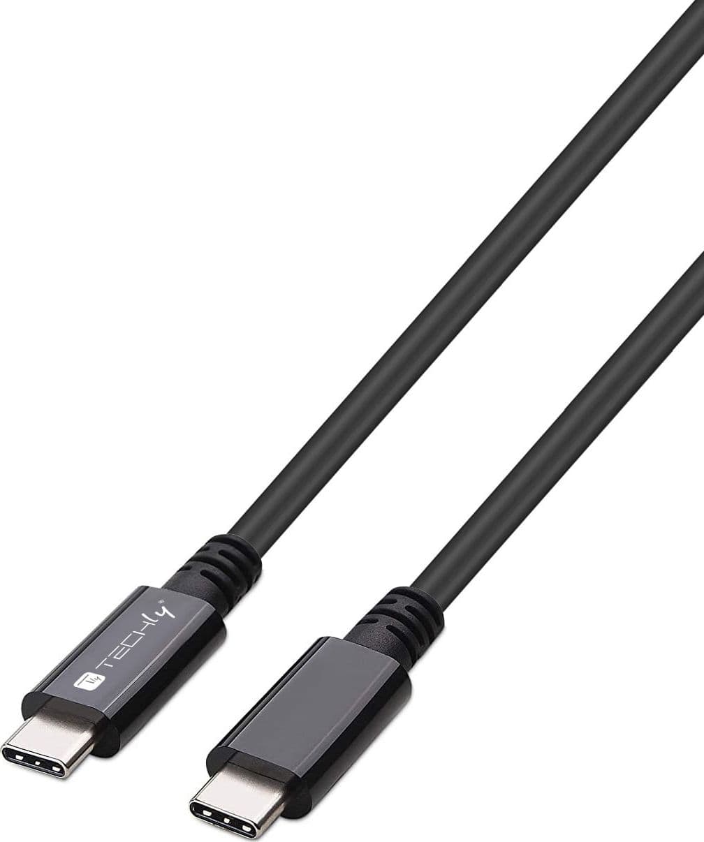 Cavo USB 4 Gen 3 Type-C&trade Thunderbolt M/M E-Mark 8K 40Gbps 100W PD 0,8m Nero - 17