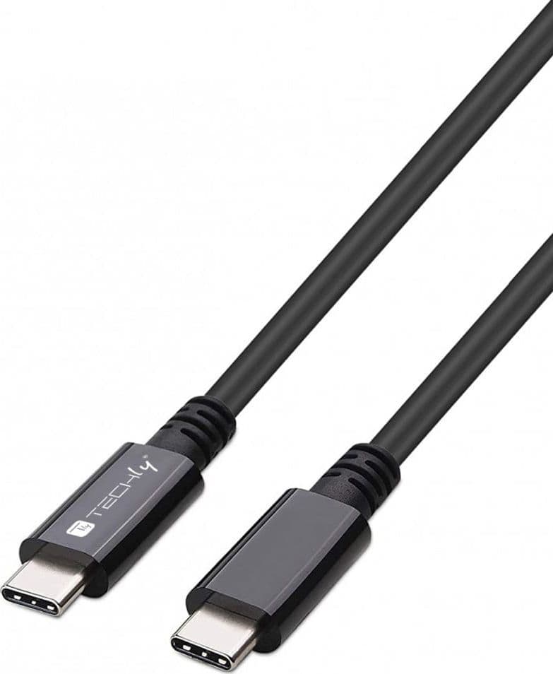 Cavo USB 4 Gen 3 Type-C&trade Thunderbolt M/M E-Mark 8K 40Gbps 100W PD 0,8m Nero - 18