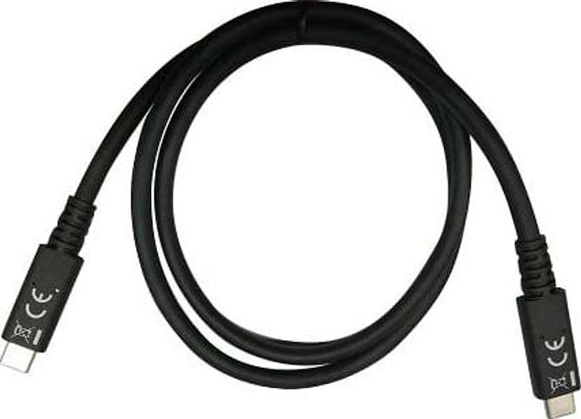 Cavo USB 4 Gen 3 Type-C&trade Thunderbolt M/M E-Mark 8K 40Gbps 100W PD 0,8m Nero - 19