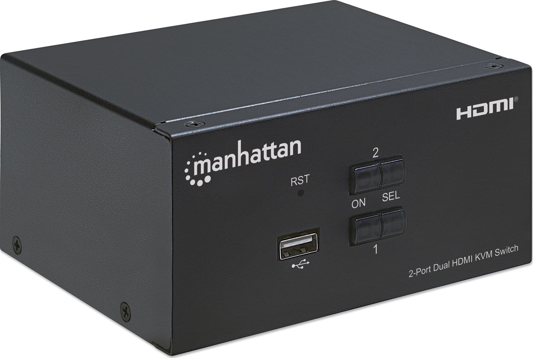 Switch KVM HDMI 2 porte Doppio monitor - 8