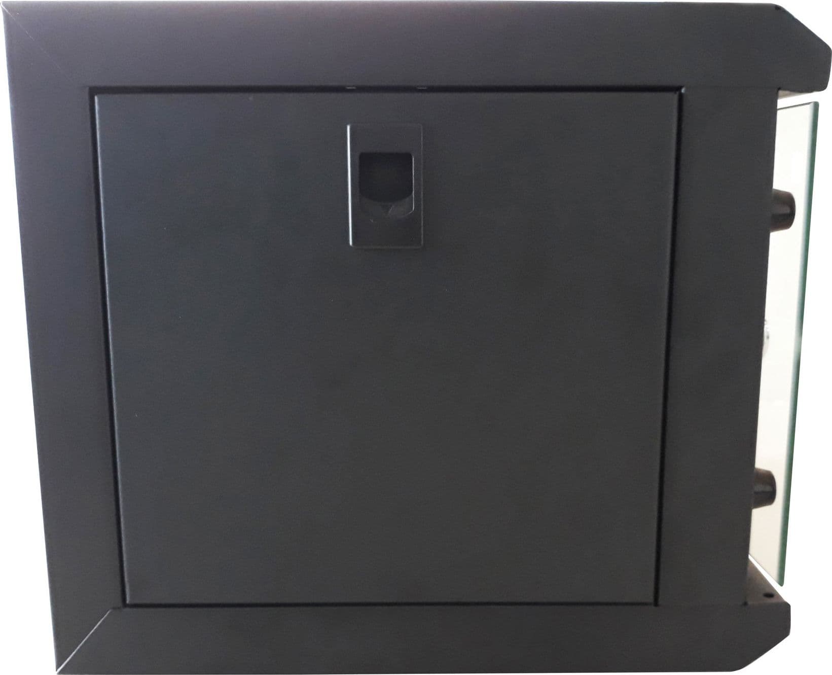 Armadio Rack 10'' a Muro 6 Unit&agrave Pannelli Asportabili Nero - 13