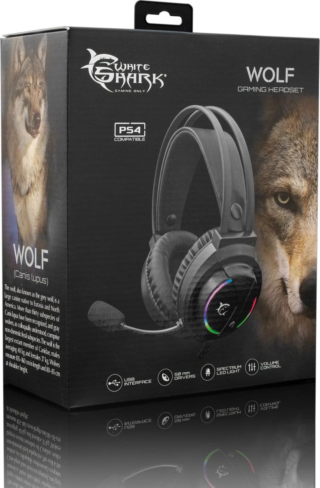 Cuffie Gaming USB 2.0 con Microfono WOLF - 14