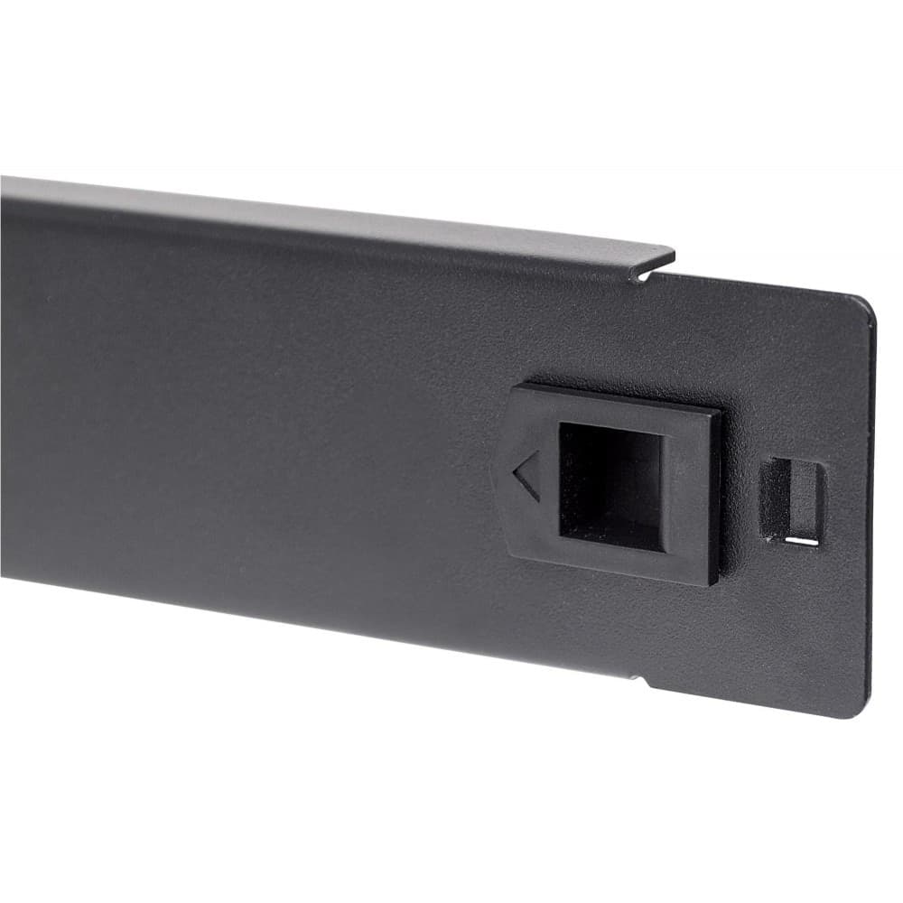 Pannello Cieco Toolless a Clip per Armadi Rack 19'' 1U Nero - 11