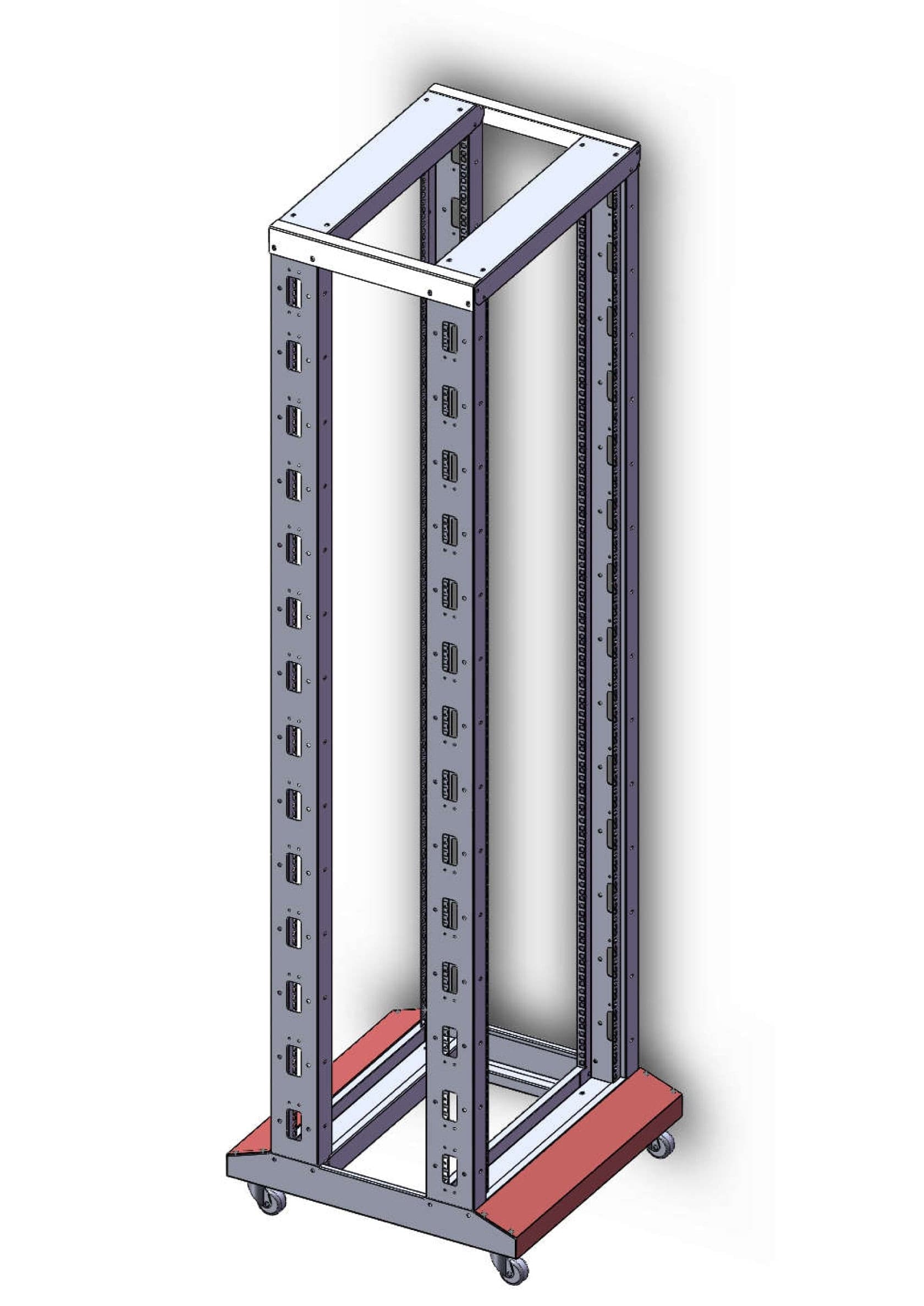 Copertura Base per Armadio Open Frame I-CASE OF-2029BK - 7