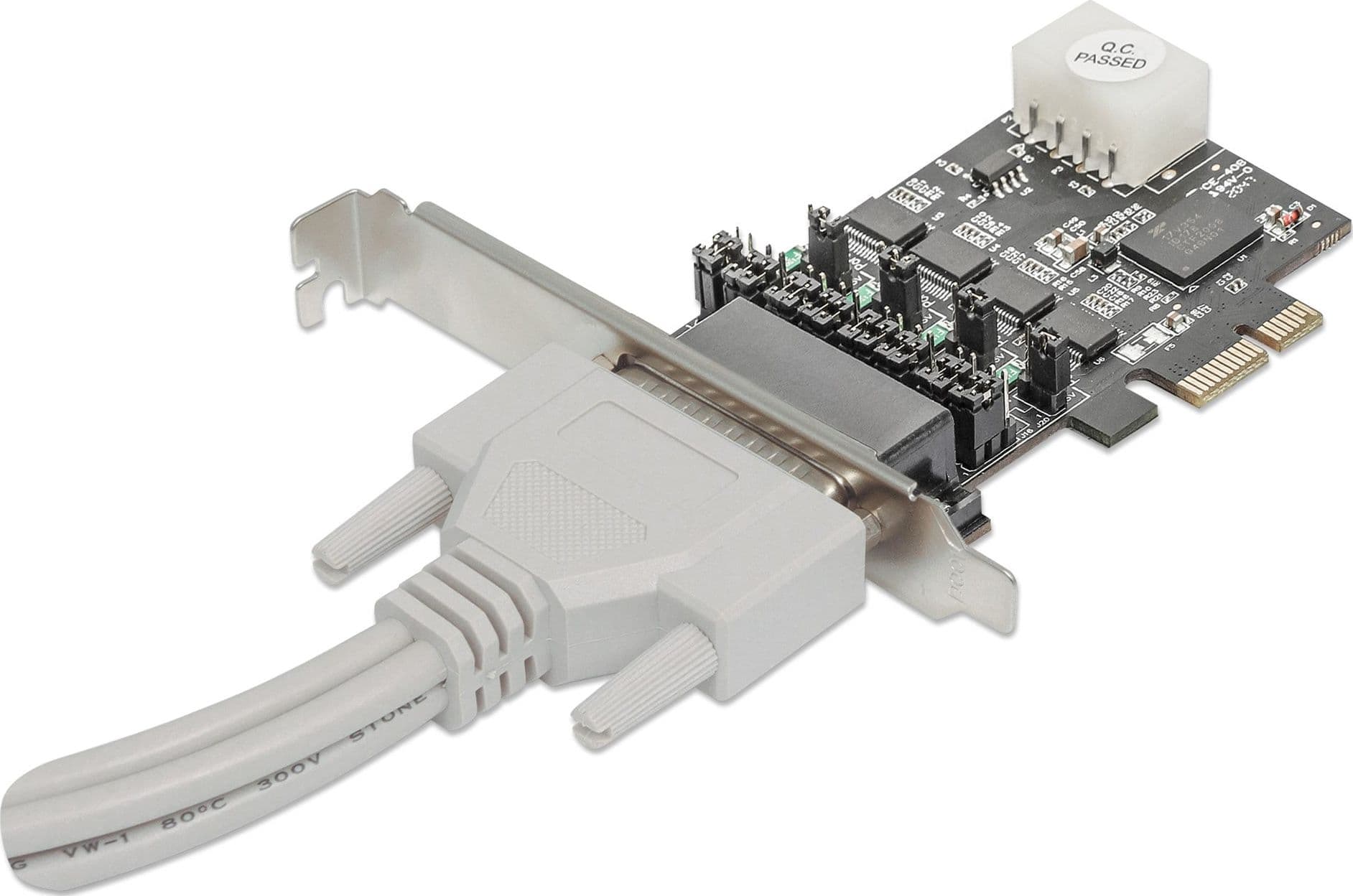 Scheda PCI Express 4 Porte DB9 RS-232 - 11