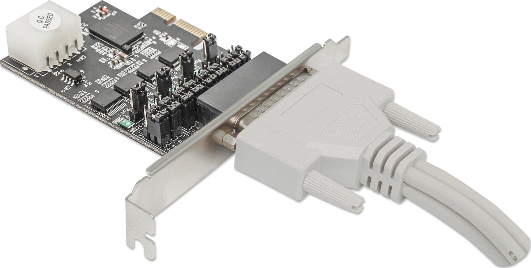 Scheda PCI Express 4 Porte DB9 RS-232 - 12