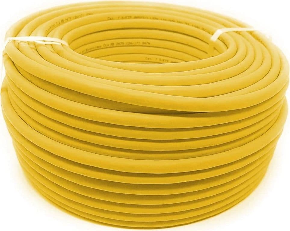 Matassa S/FTP Cavo Cat.8.2 Rame 2000MHz Dca 100m Rigido LSZH Giallo - 6