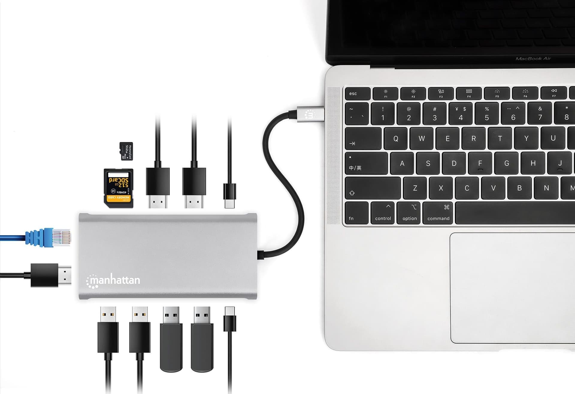 Docking Station USB-C&trade PD 12-in-1 5 Porte USB SD e MicroSD HDMI con MST 4K - 16