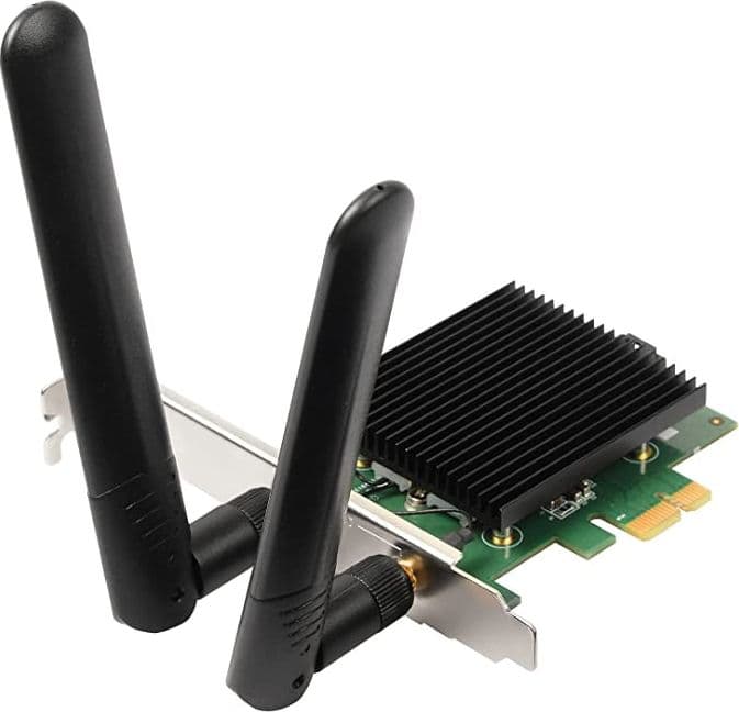 Adattatore WiFi AX3000 Scheda plug-in WLAN PCI Express 3000 MBit/s Bluetooth 5.0, EW-7833AXP - 5
