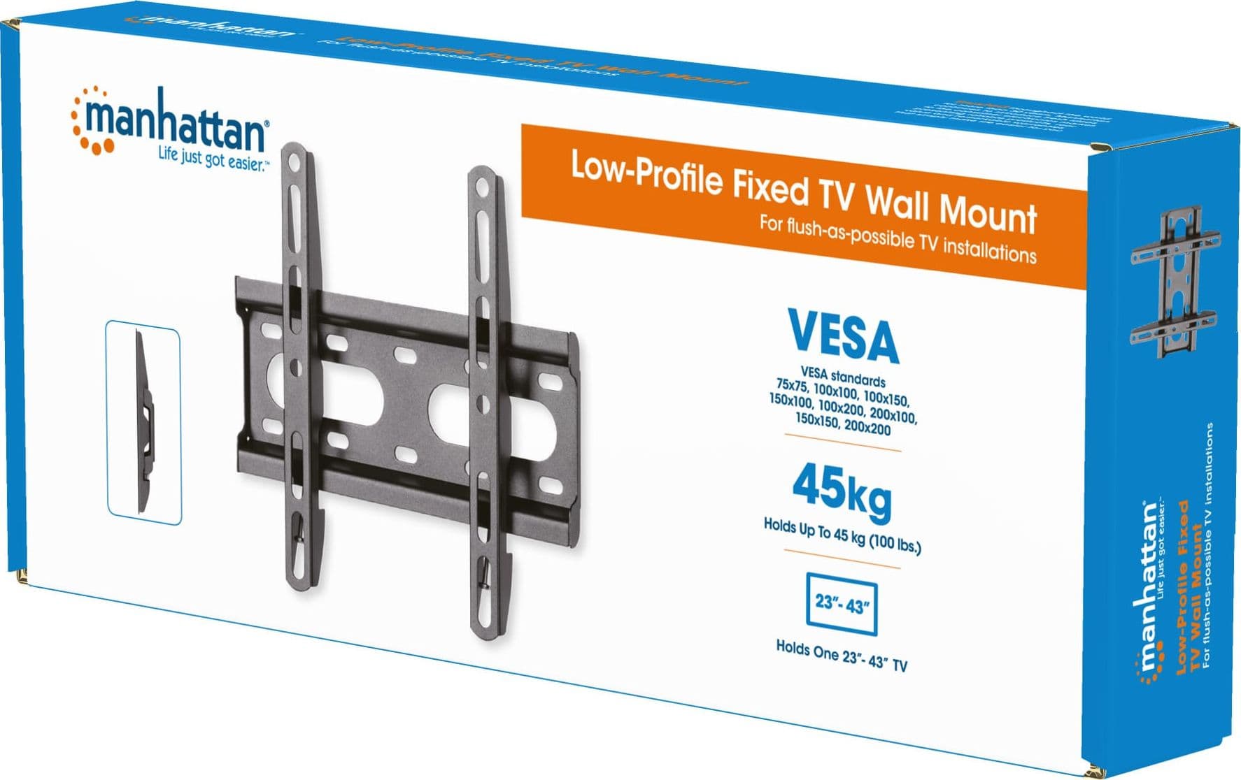 Staffa a Muro Fissa Low-Profile per TV 23-43'' - 11