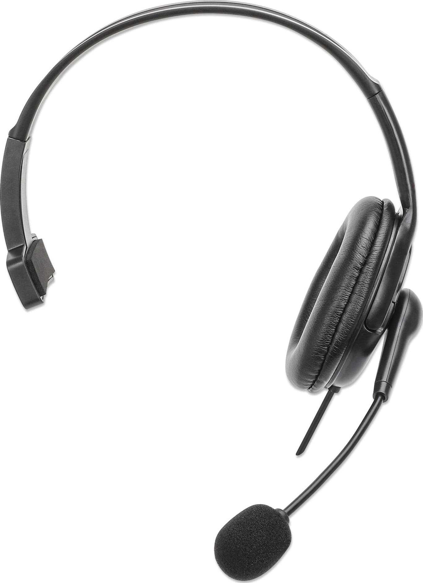 Cuffia Mono USB con Microfono Reversibile Cavo 2m - 14