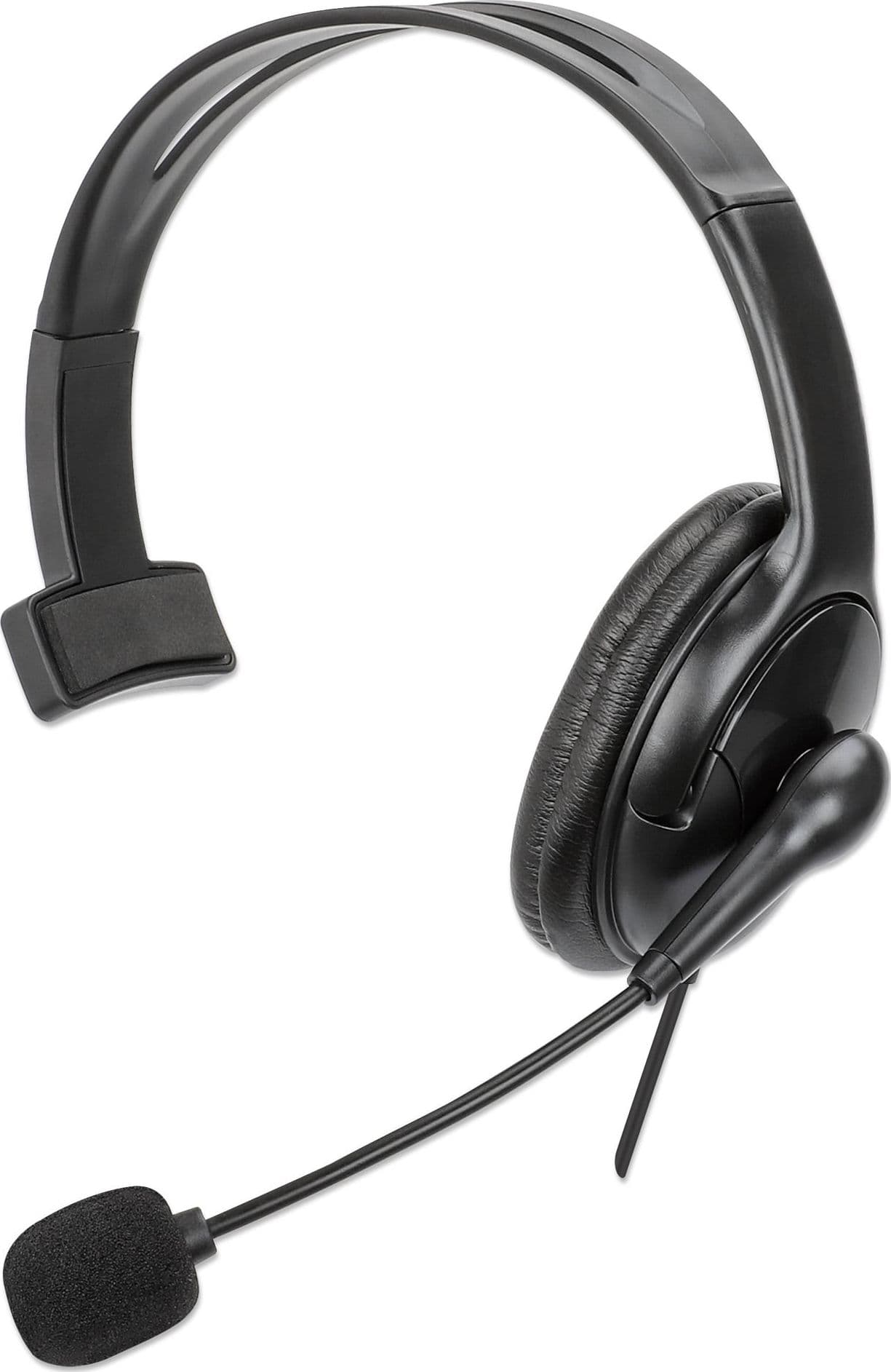 Cuffia Mono USB con Microfono Reversibile Cavo 2m - 15