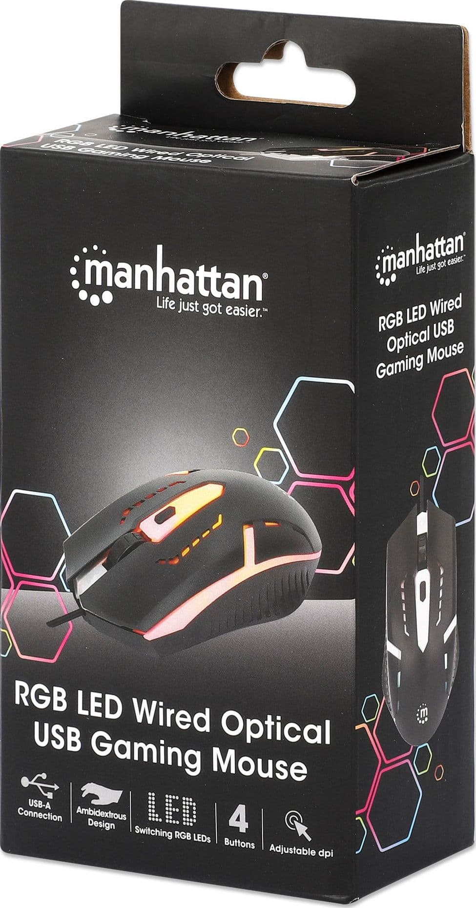 Mouse Ottico USB Gaming 1500 Dpi Retroilluminazione LED RGB - 11