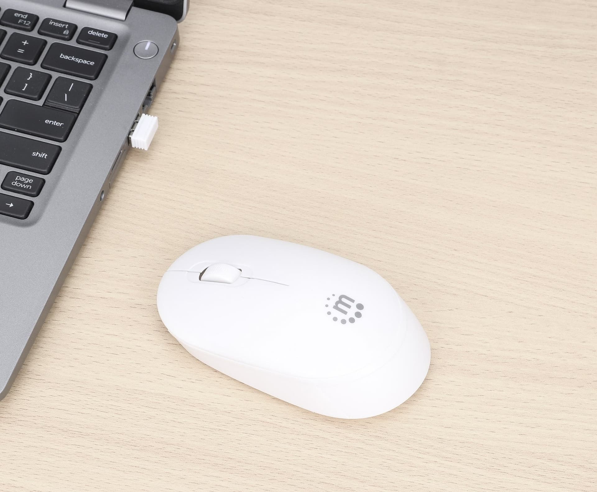 Mouse Ottico Wireless USB 1000 Dpi Bianco, Performance III - 19