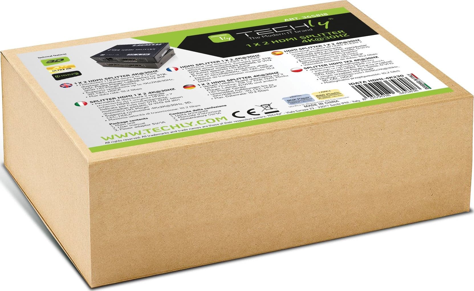 Splitter HDMI 4K UHD 3D a 2 vie - 11