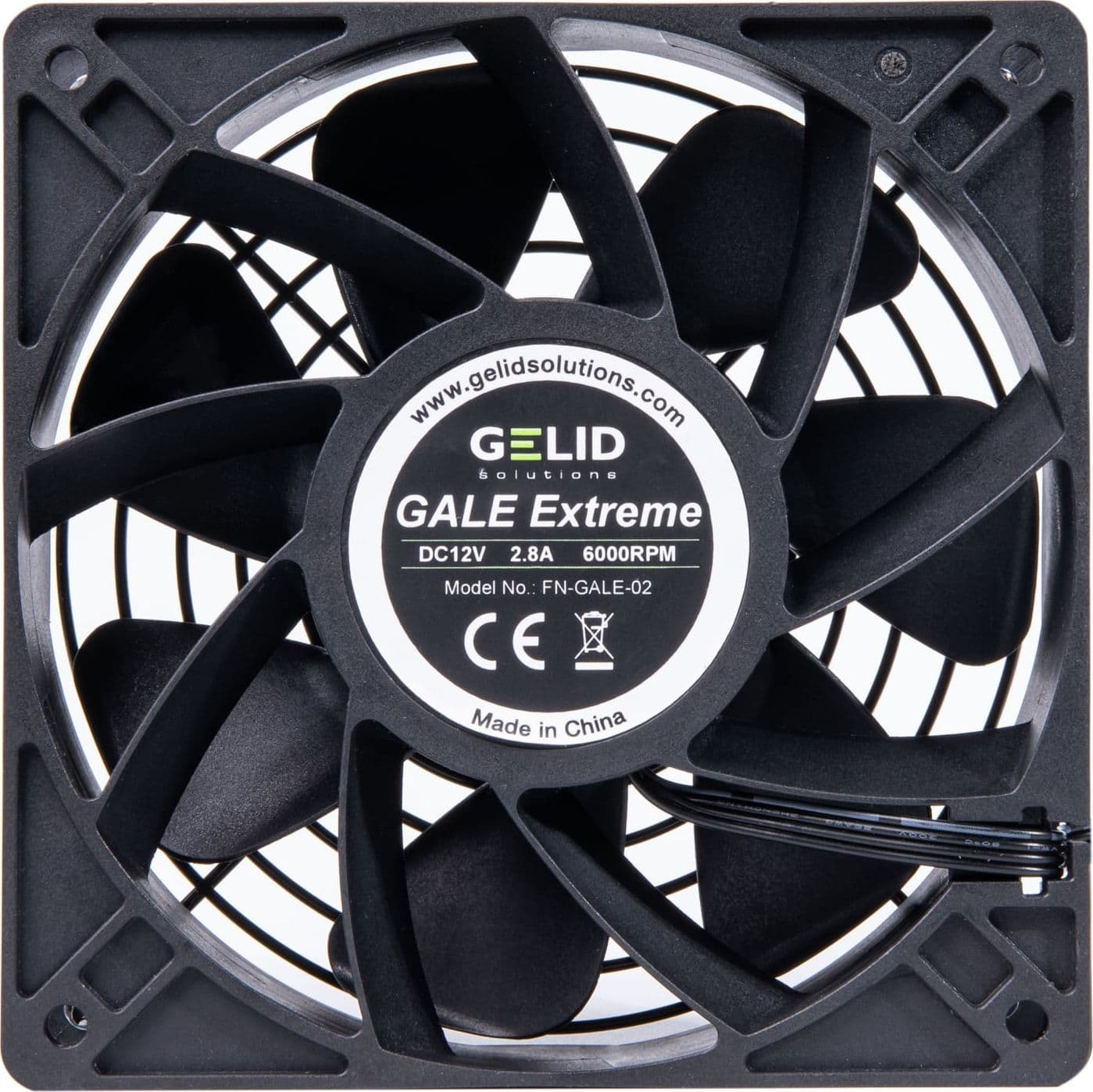 Dissipatore Ventola Gale Extreme 120x120x35 12V 500-6000 RPM - 7