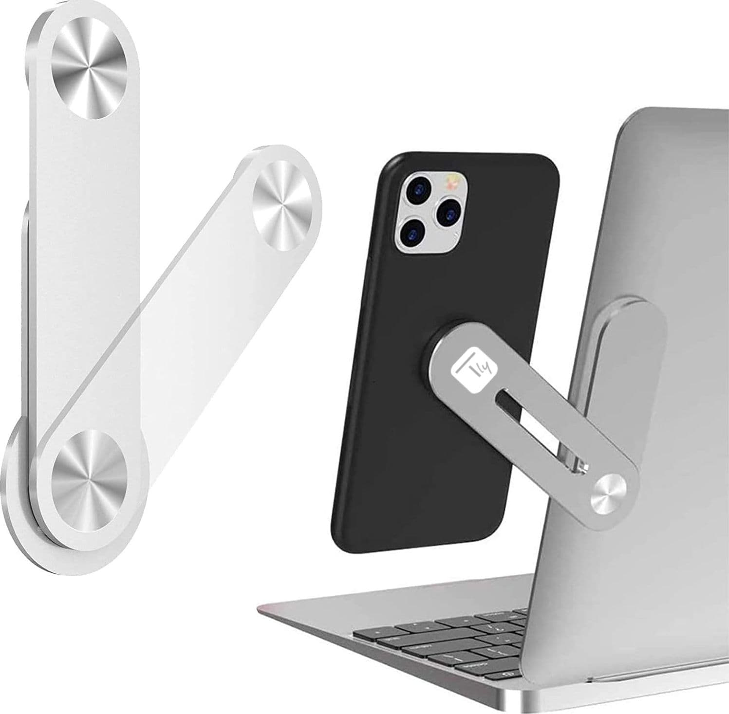 Supporto per Smartphone a Clip Magnetica Laterale per Notebook Laptop - 9