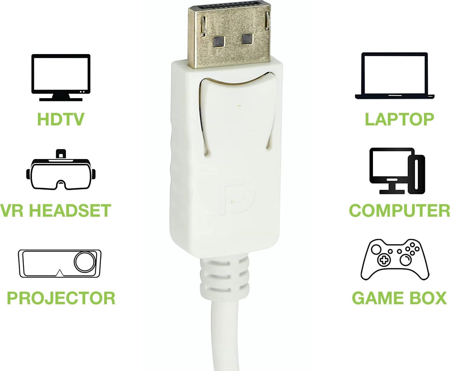 Adattatore Passivo DisplayPort Maschio a HDMI Femmina 4K 60Hz - 11
