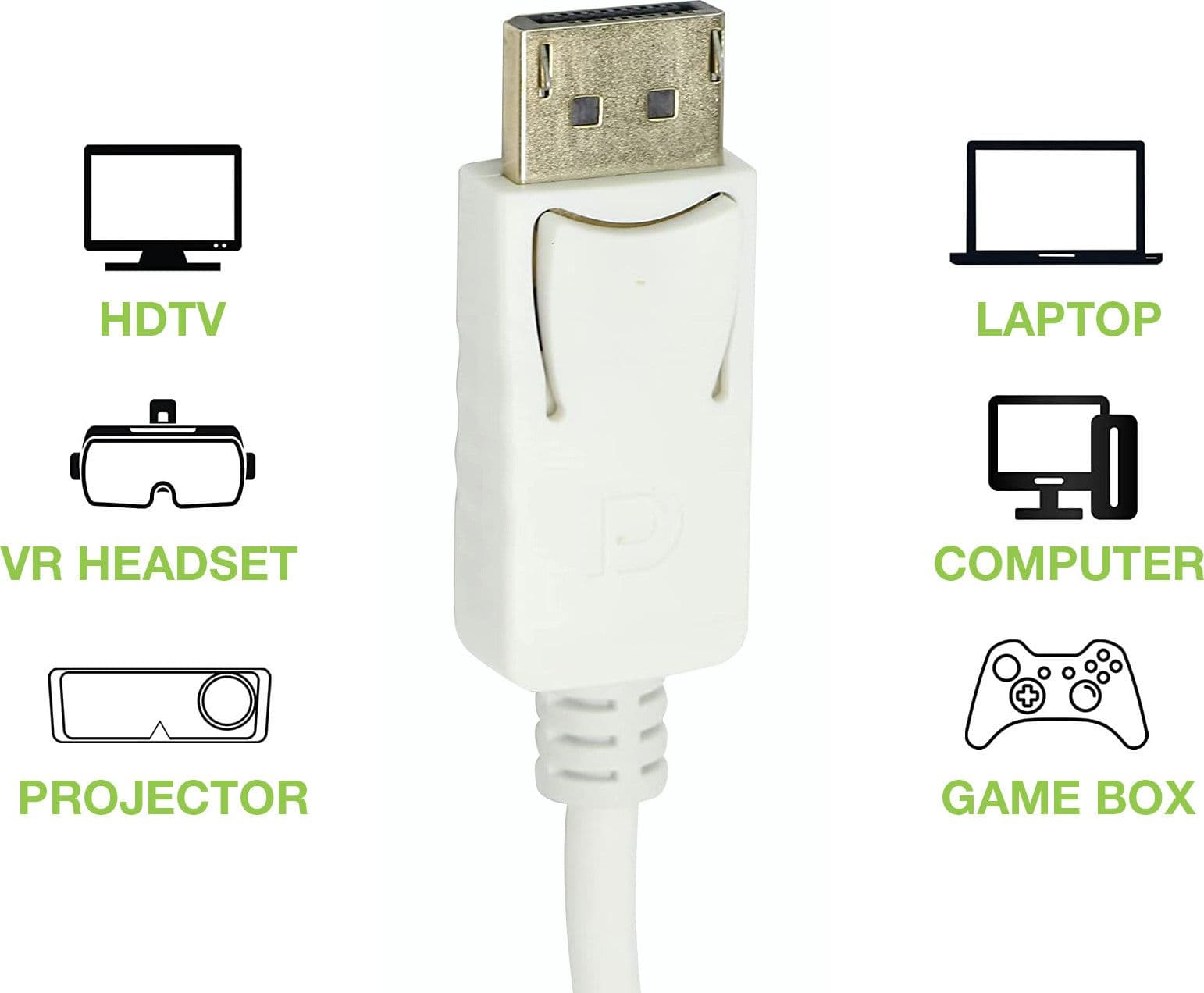 Adattatore Passivo DisplayPort Maschio a HDMI Femmina 4K 60Hz - 5