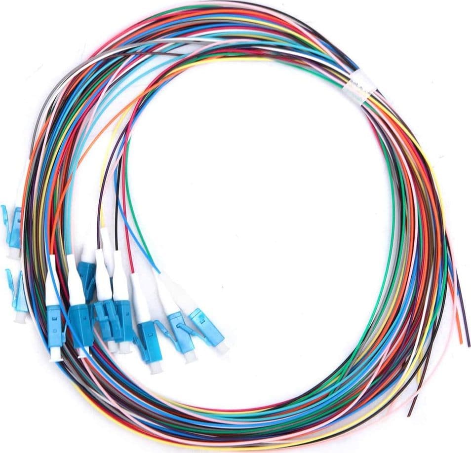 Cassetta di Giunzione Attrezzata con 12 Pigtail Fibra Monomodale OS2 LC 9/125 2m - 11