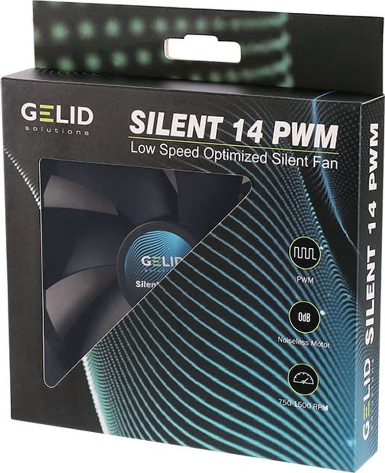 Dissipatore Ventola Silent 140x140x25 con Controllo PWM Intelligente - 12