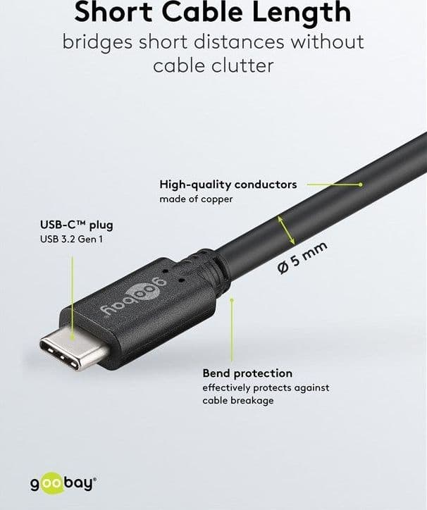 Cavo SuperSpeed USB-C&trade 3.2 Gen1 Maschio / Maschio 3 metri Nero - 15
