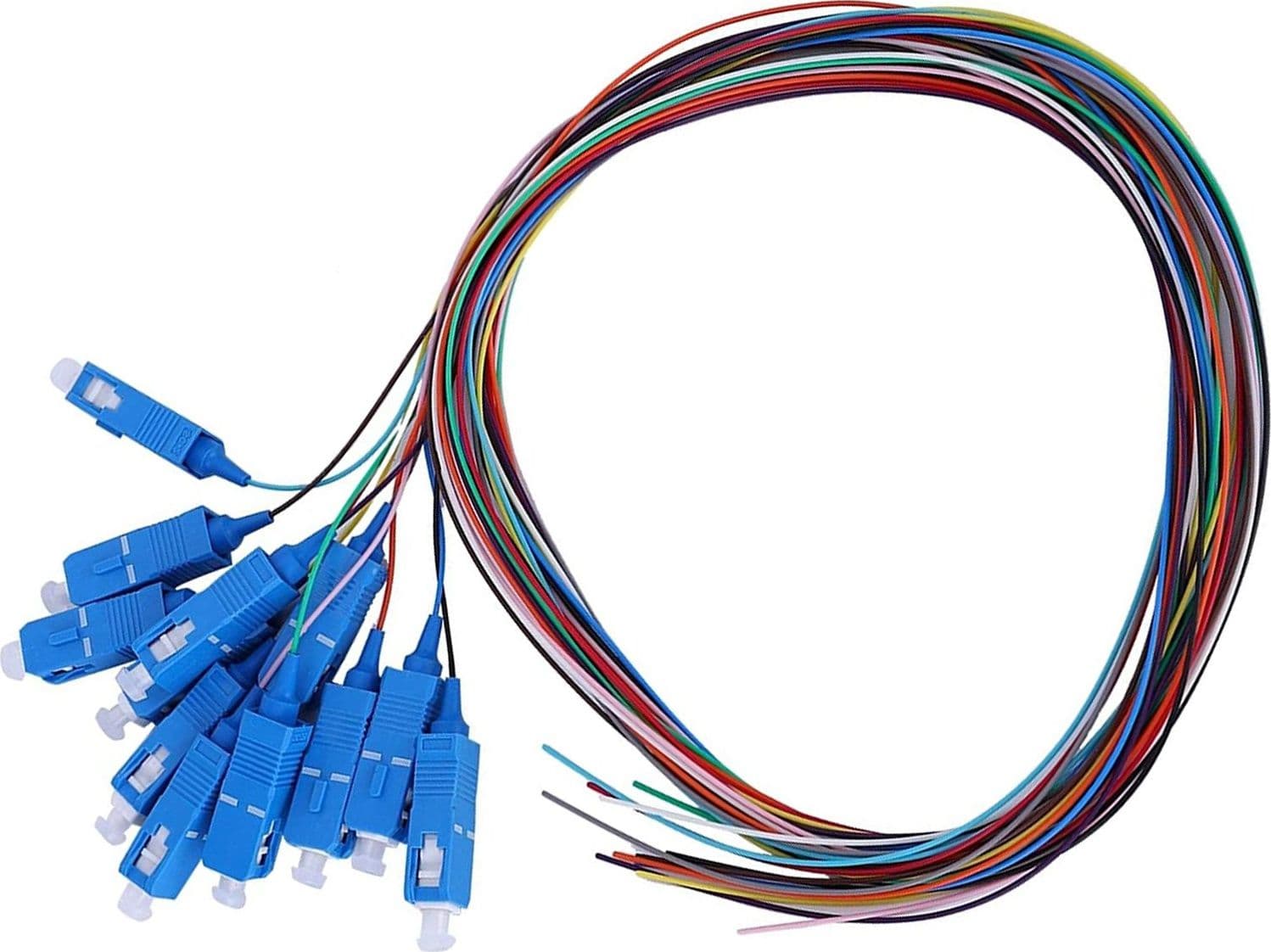 Cassetta di Giunzione Attrezzata con 12 Pigtail Fibra Monomodale OS2 SC 9/125 2m - 9