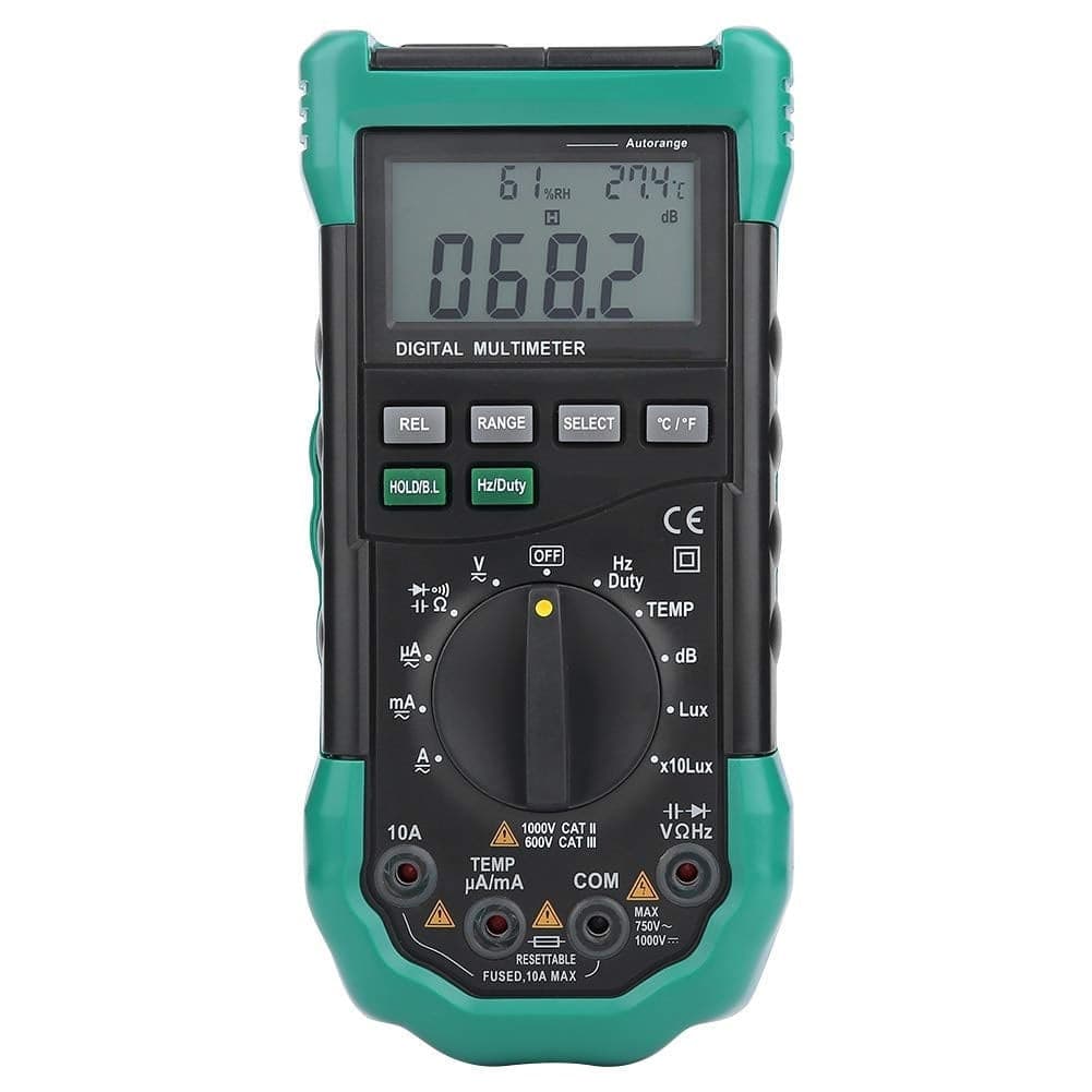 Multimetro Digitale LCD 4000counts con misurazioni ambientali, KPS-MT490 - 11